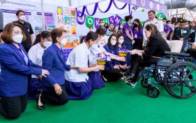 Visit of Her Royal Highness Princess Chulabhorn Krom Phra Srisavangavadhana at our Kaset Fair booth