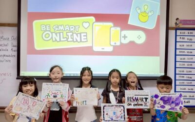Grade 3/8 students recently focused on Online Etiquette: Kind clicks, Safe Screens
